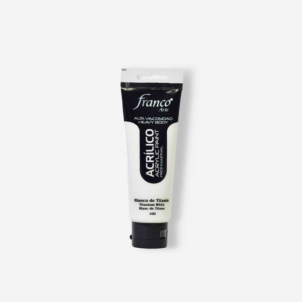 Pintura Acrílica Profesional Blanco De Titanio