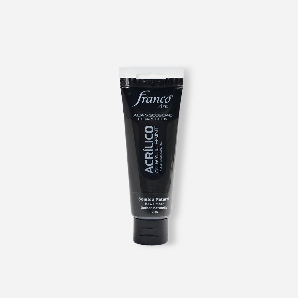 Pintura Acrílica Profesional Tono Sombra Natural