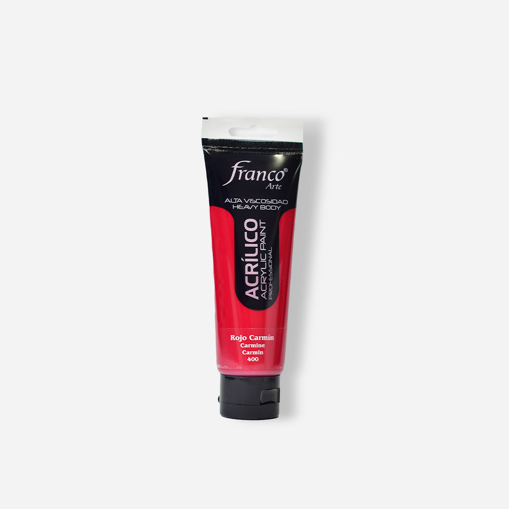 Pintura Acrílica Profesional Rojo Carmin