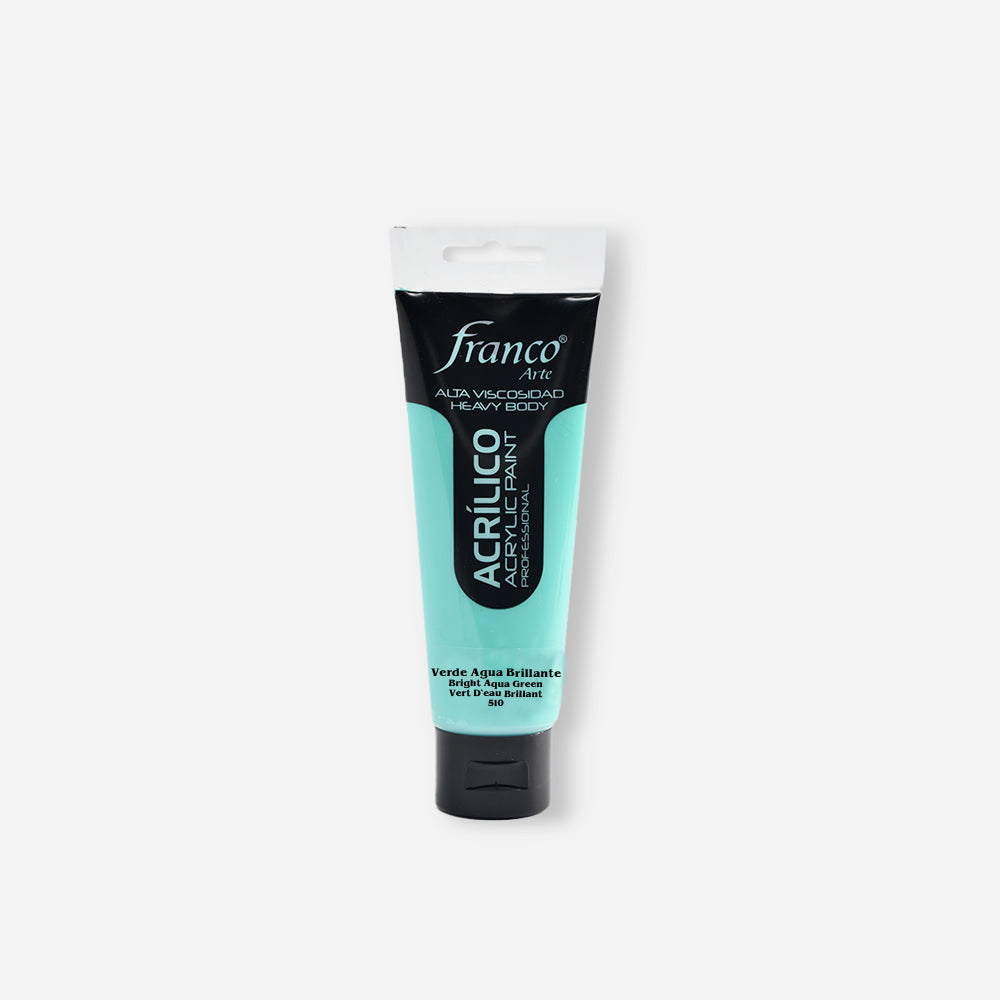Pintura Acrílica Profesional Verde Agua Brillante