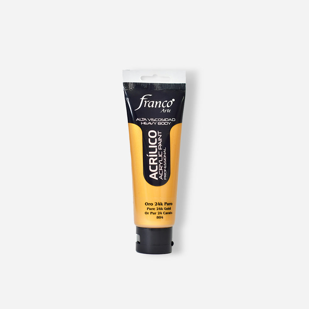 Pintura Acrílica Profesional Oro 24K Puro