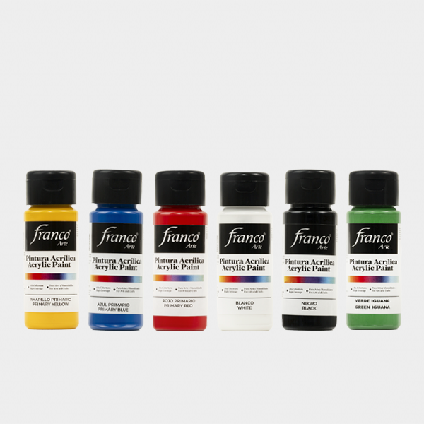 Pintura Acrílica Set X 6 Unids