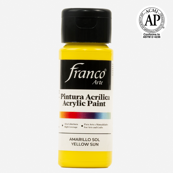 Pintura Acrílica Amarillo Sol