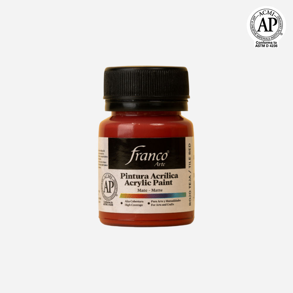 Pintura Acrílica Rojo Teja