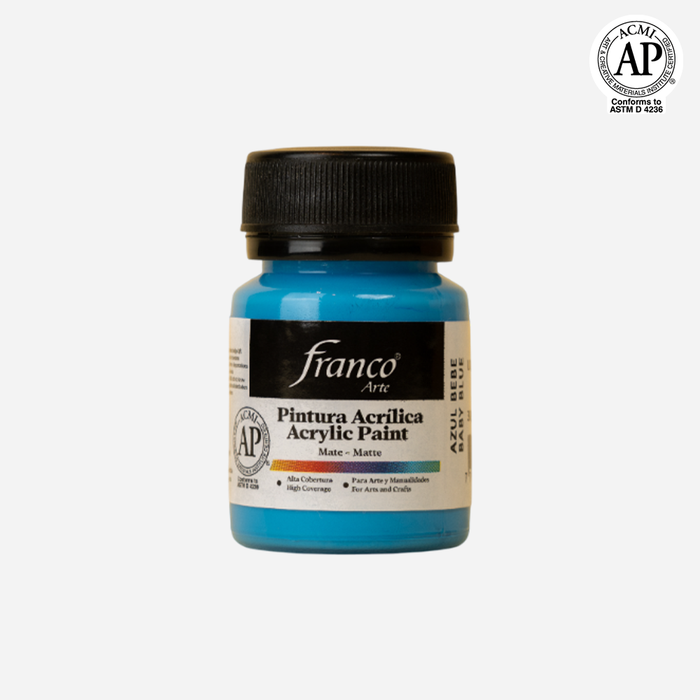 Pintura Acrílica Azul Bebé