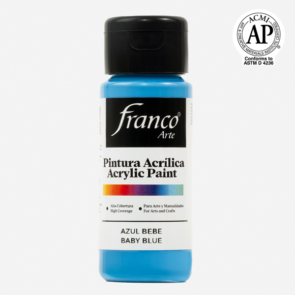 Pintura Acrílica Azul Bebé