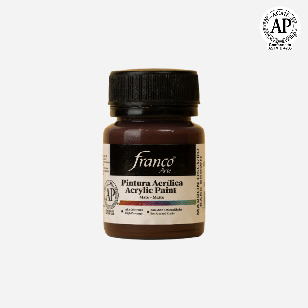 Pintura Acrílica Marrón Oscuro