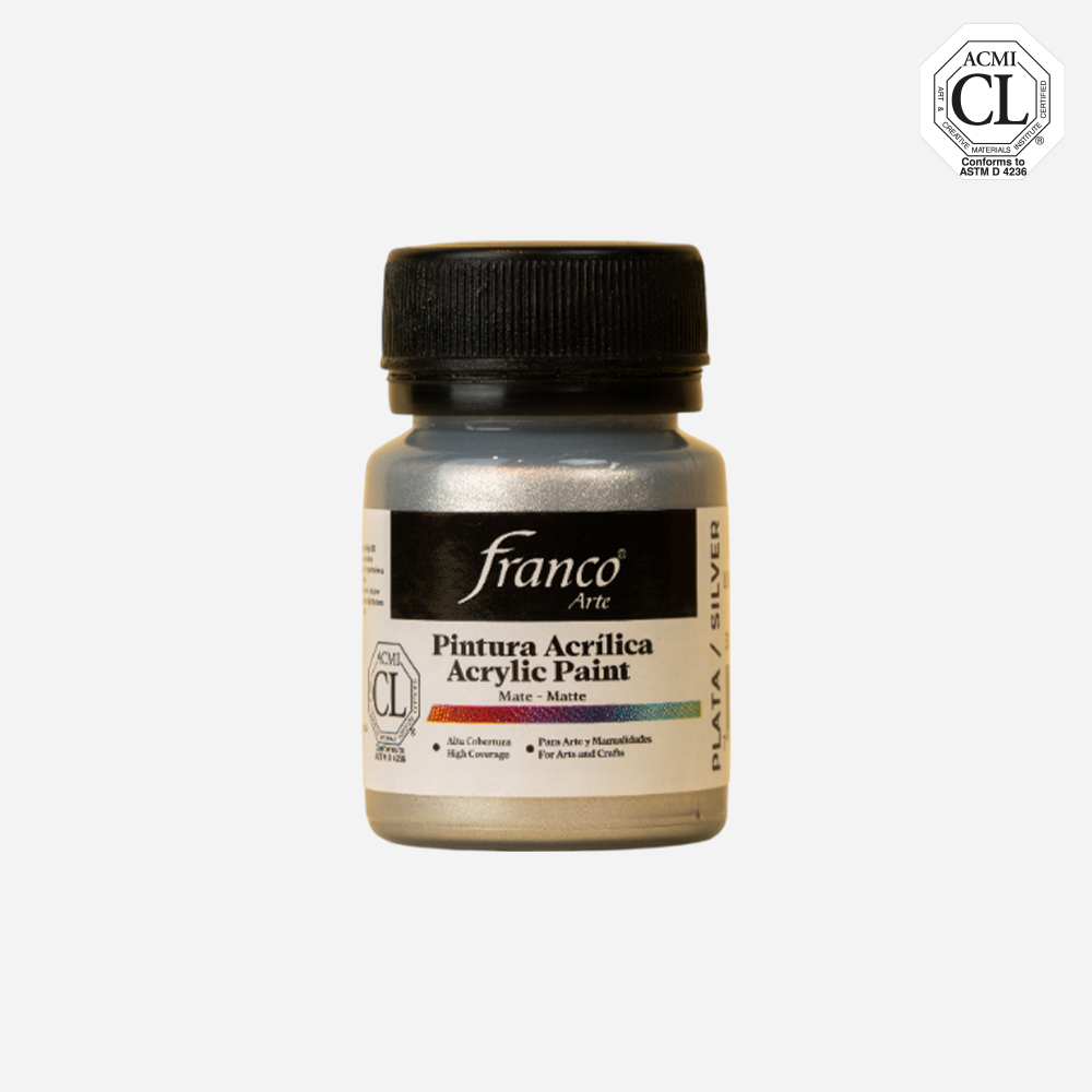 Pintura Acrílica Plata