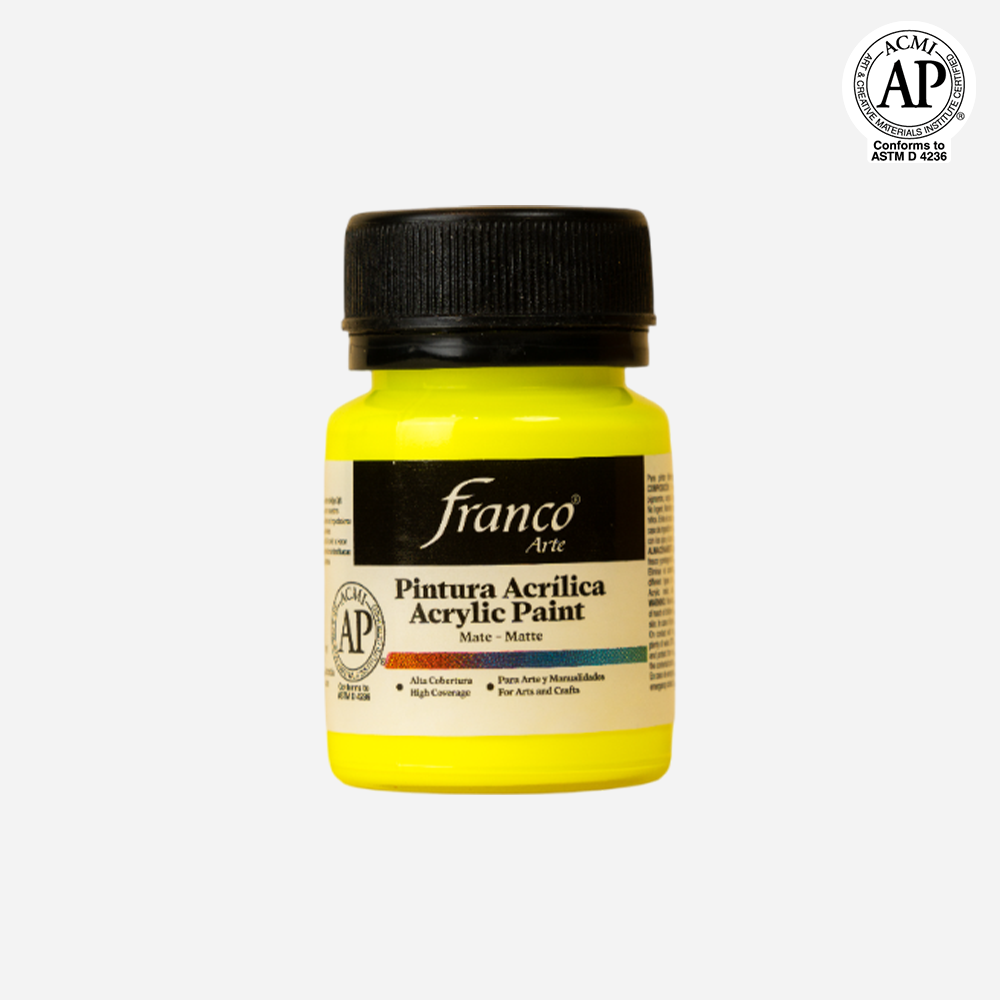 Pintura Acrílica Limón Fluorescente