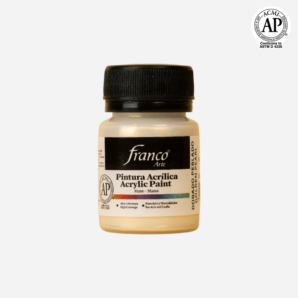 Pintura Acrílica Dorado Perlado