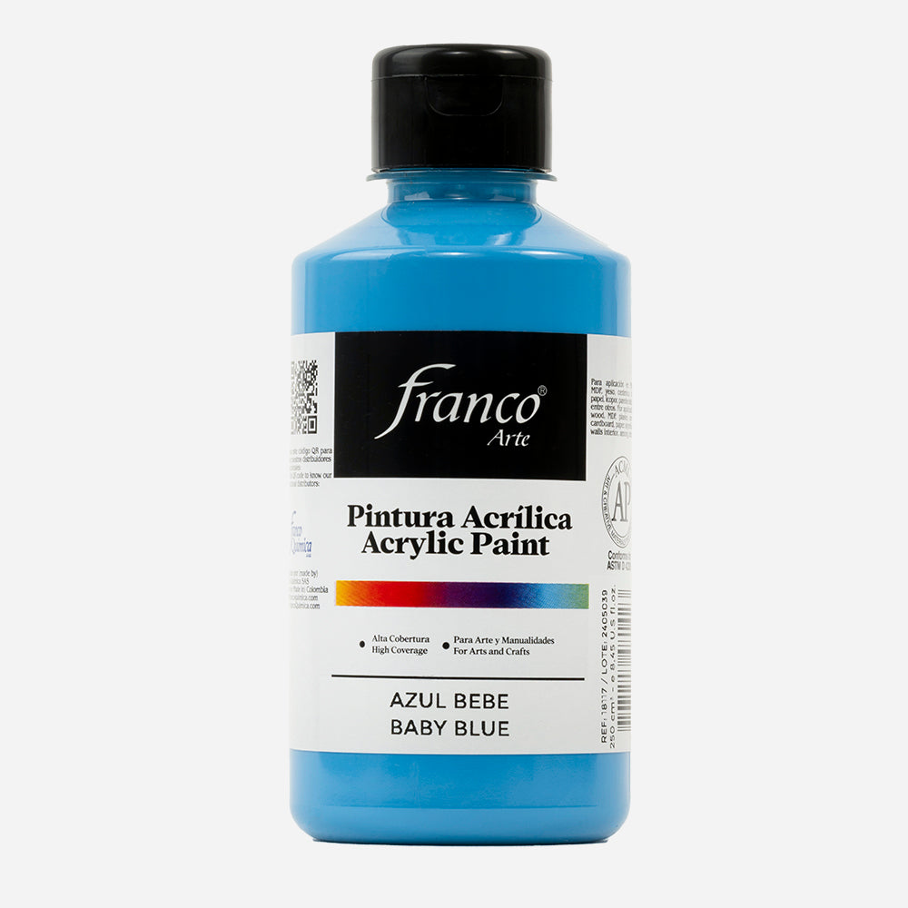 Pintura Acrílica Azul Bebé