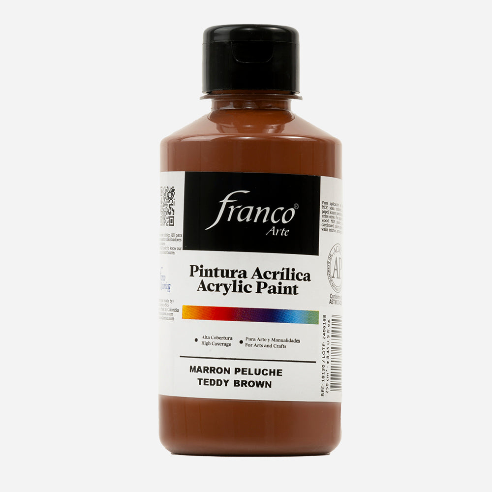 Pintura Acrílica Marrón Peluche