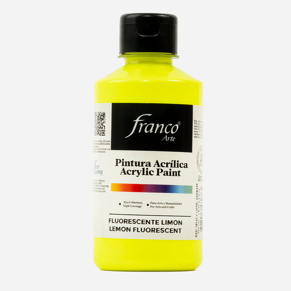 Pintura Acrílica Limón Fluorescente