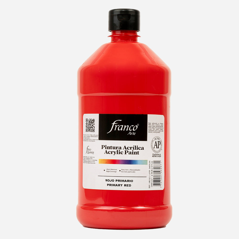 Pintura Acrílica Rojo Primario