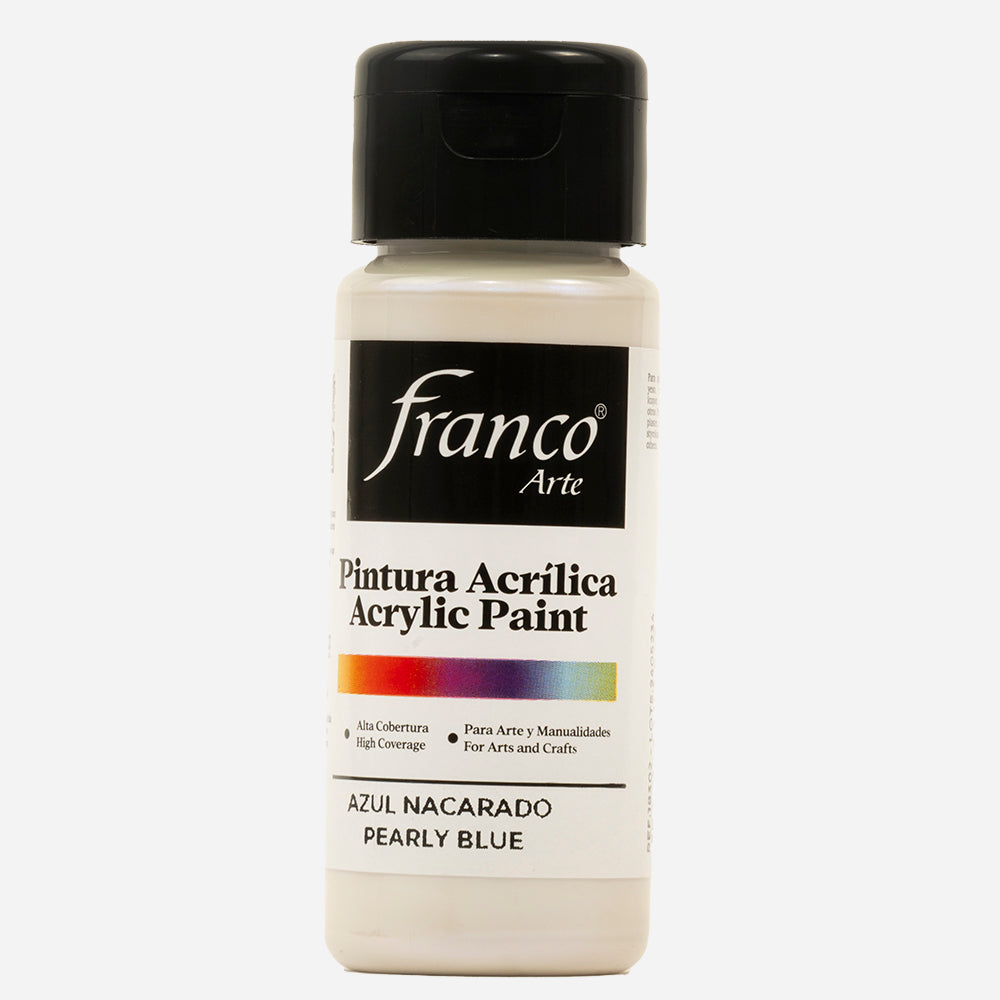 Pintura Acrílica Azul Nacarado