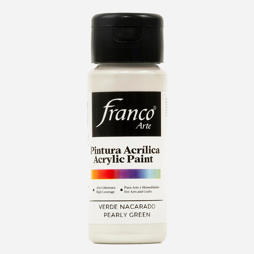 Pintura Acrílica Verde Nacarado