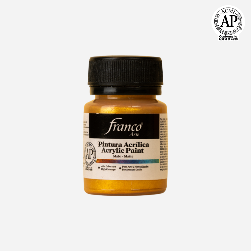 Pintura Acrílica Oro 24K Puro