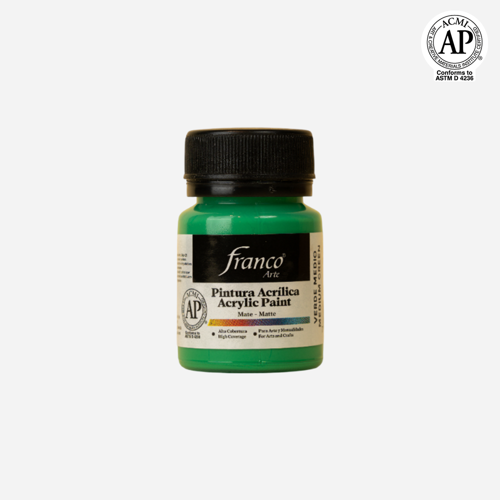 Pintura Acrilica Verde Medio