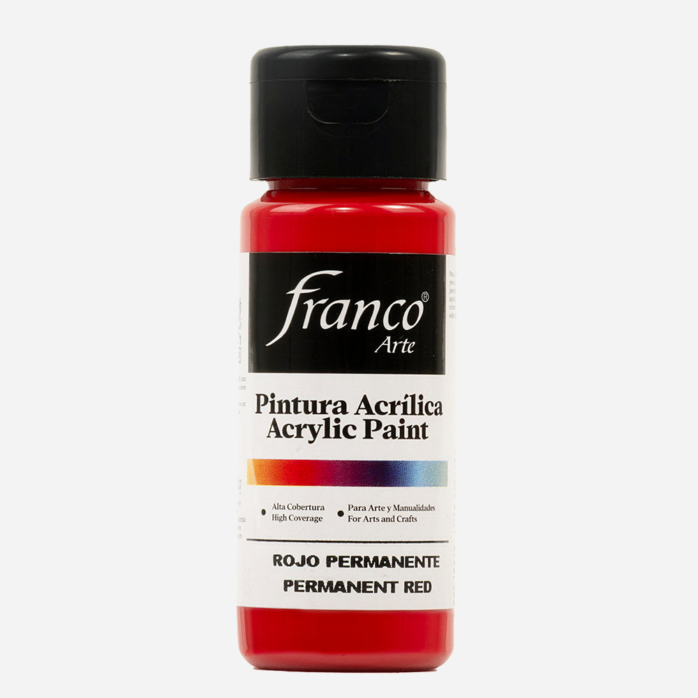 Pintura Acrilica Rojo Permanente