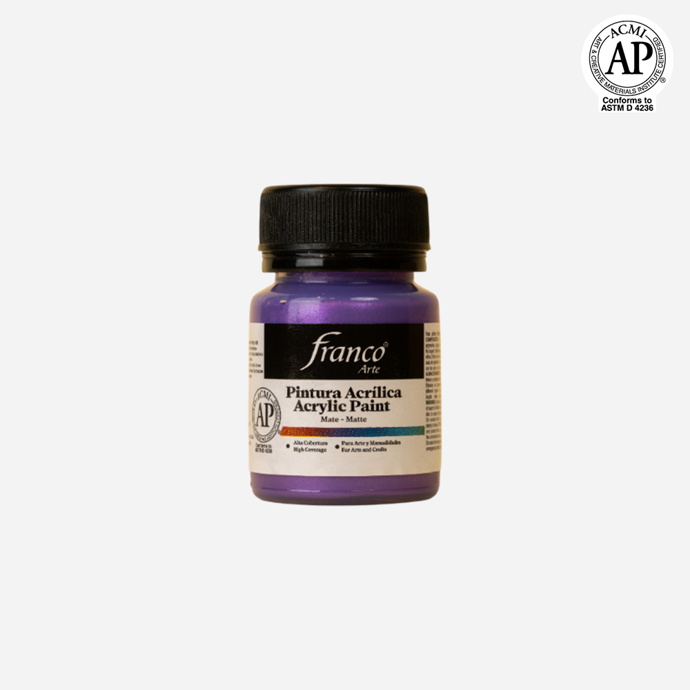 Pintura Acrilica Violeta Metalizado