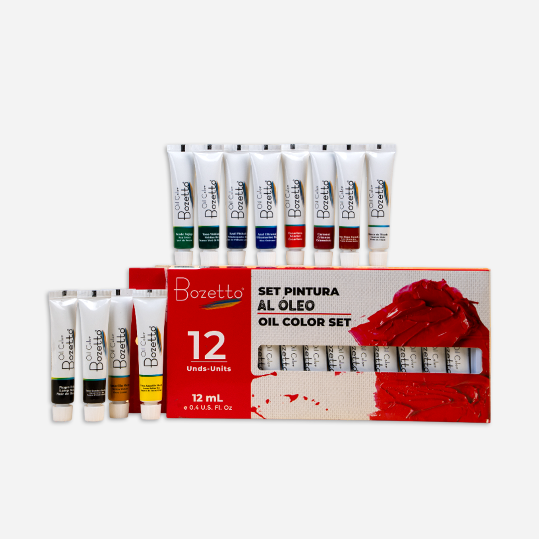 Set - Estuche Óleo Bozetto 12 Unds