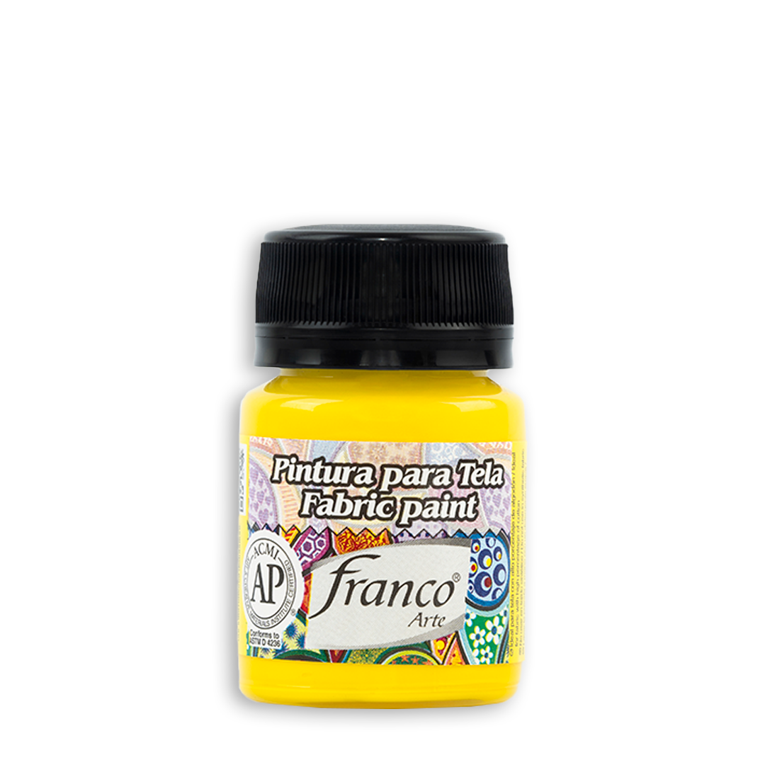 Pintura Tela Amarillo Sol