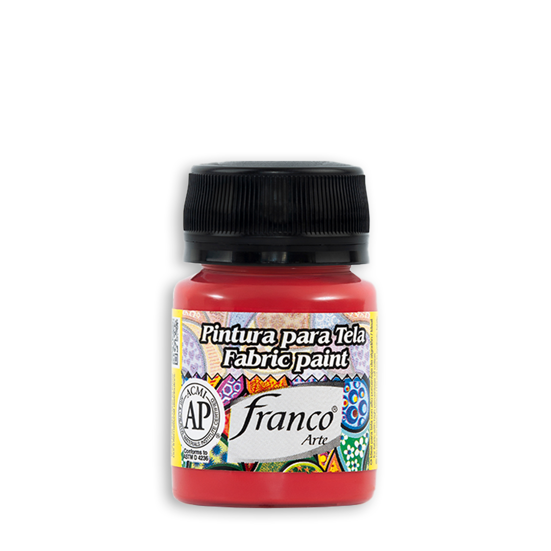 Pintura Tela Rojo Primario