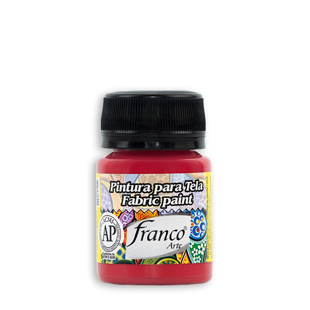 Pintura Tela Rojo Navidad