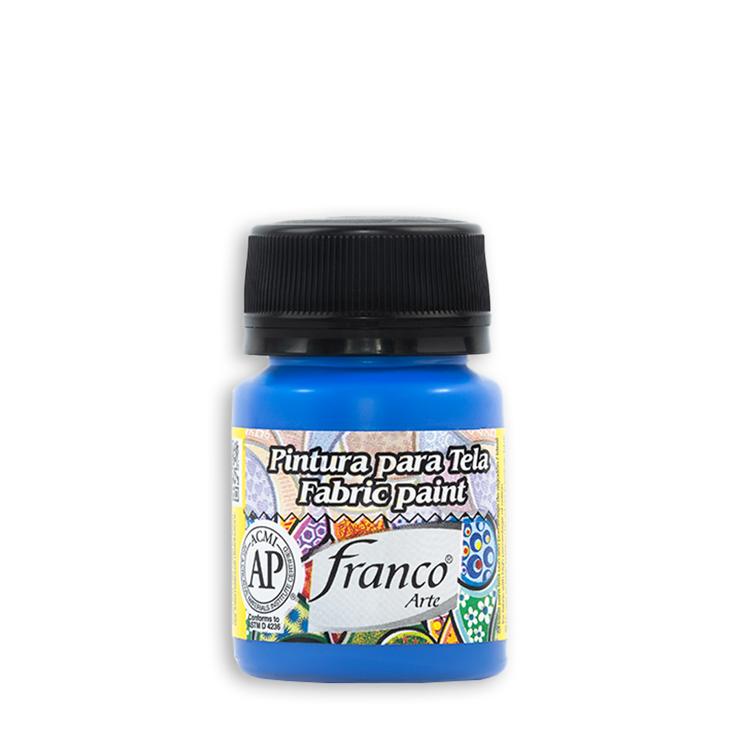 Pintura Tela Azul Eléctrico