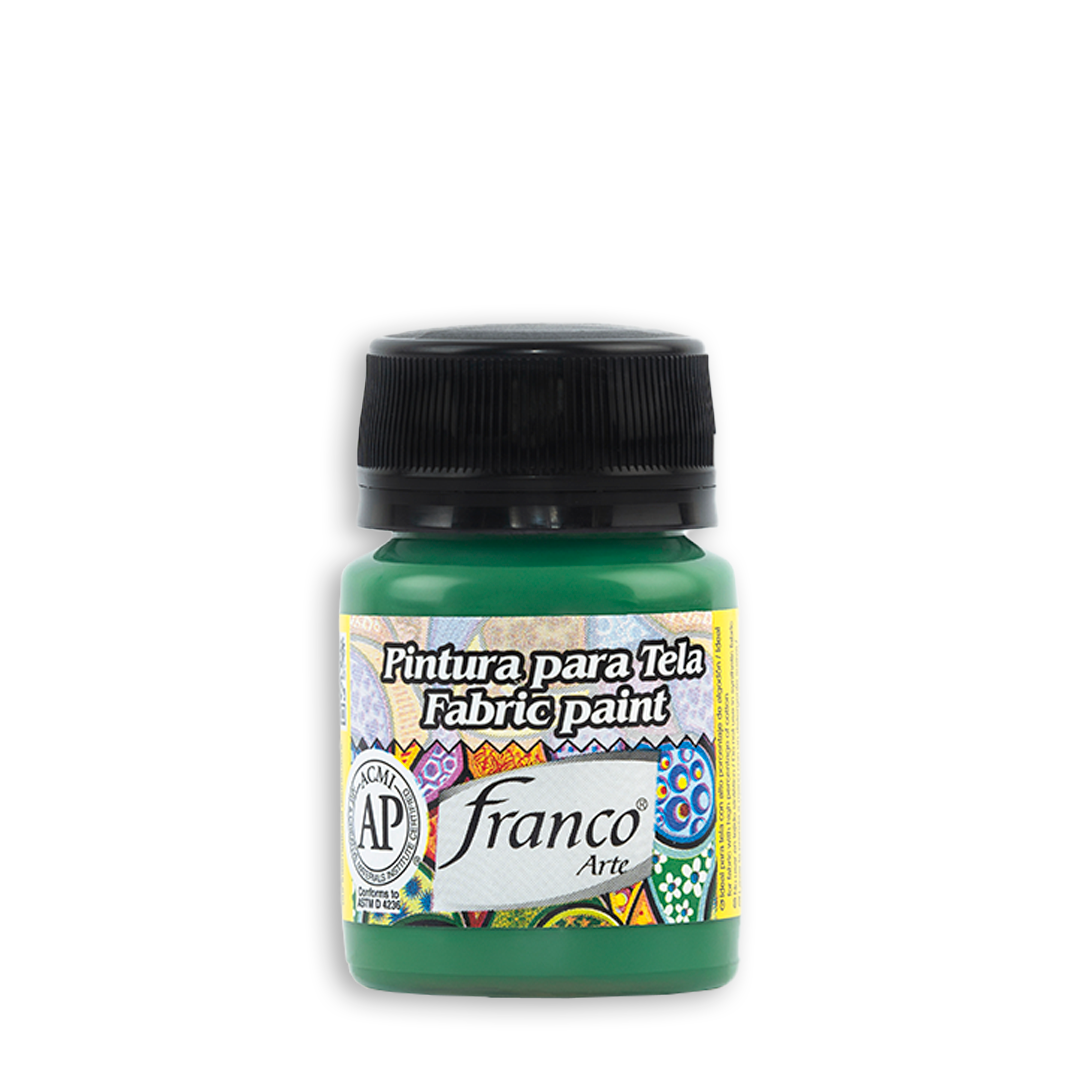 Pintura Tela Verde Navidad