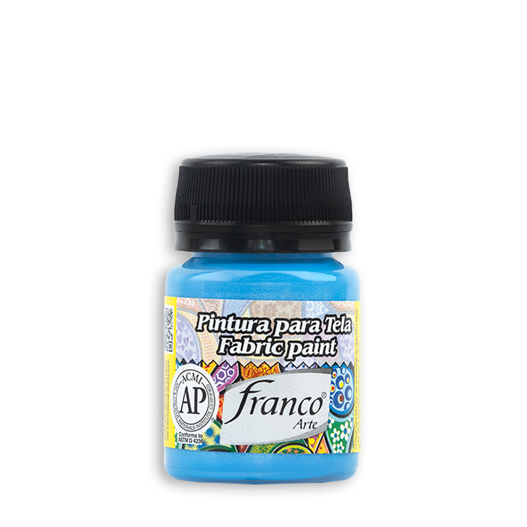 Pintura Tela Metalizado Azul