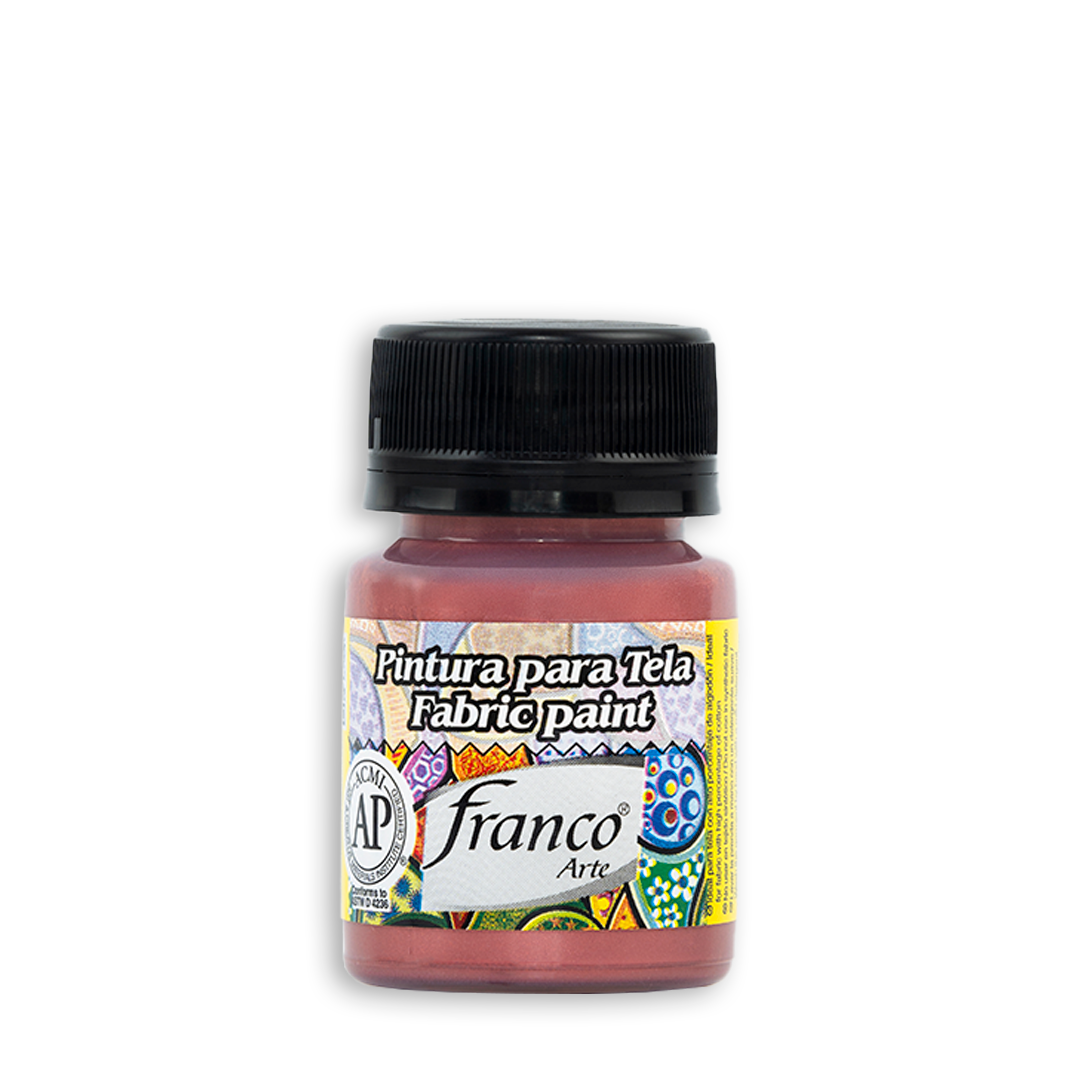 Pintura Tela Metalizado Rojo