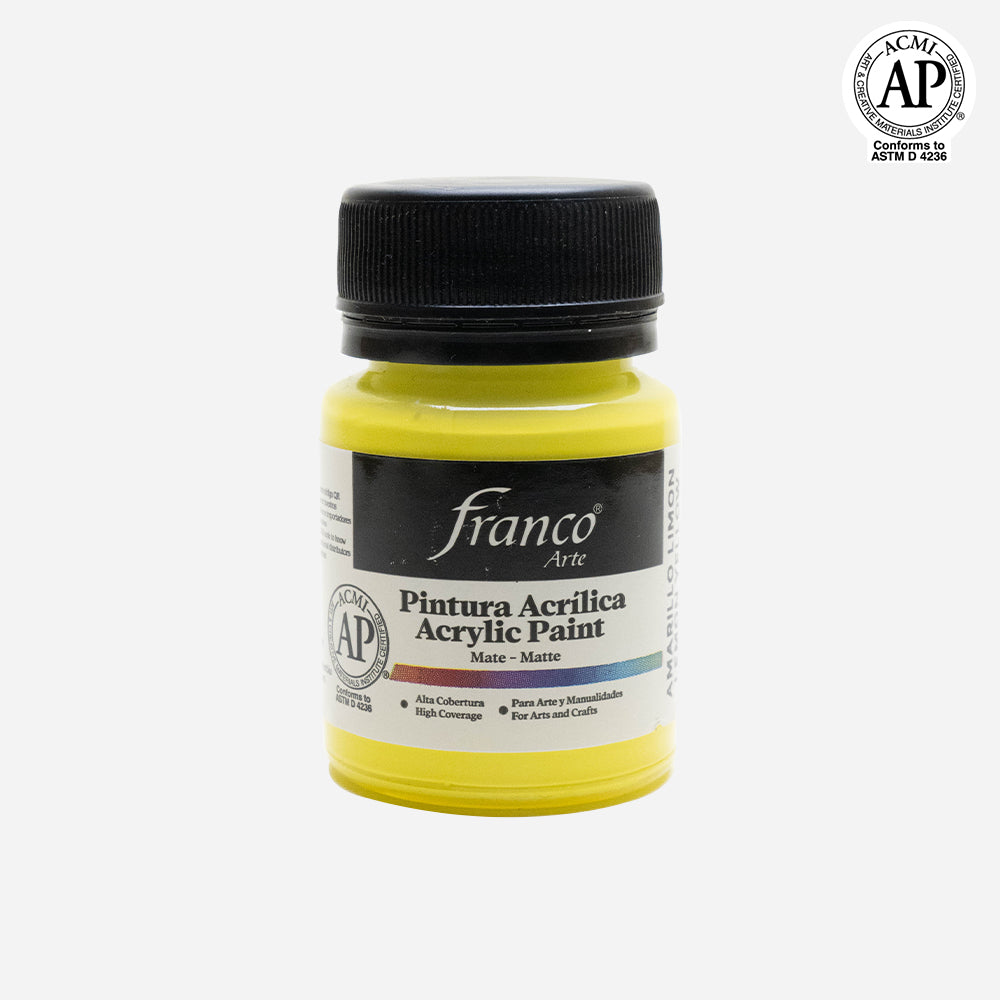 Pintura Acrilica Amarillo Limón