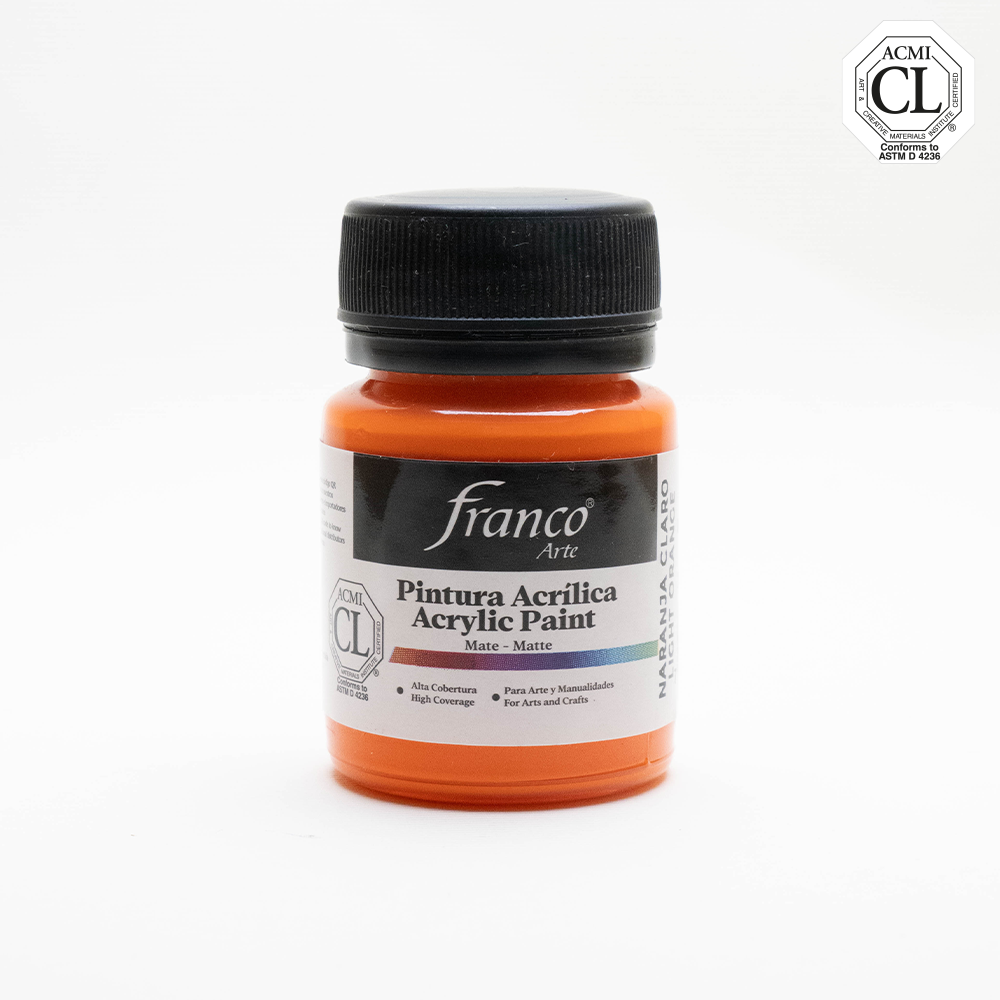 Pintura Acrílica Naranja Claro