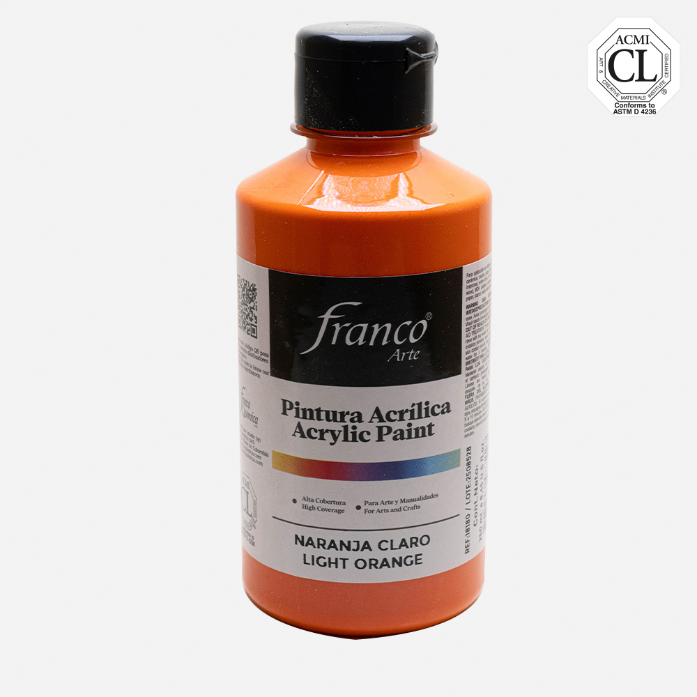 Pintura Acrílica Naranja Claro