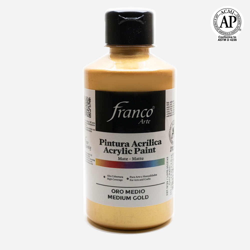 Pintura Acrilica Oro Medio