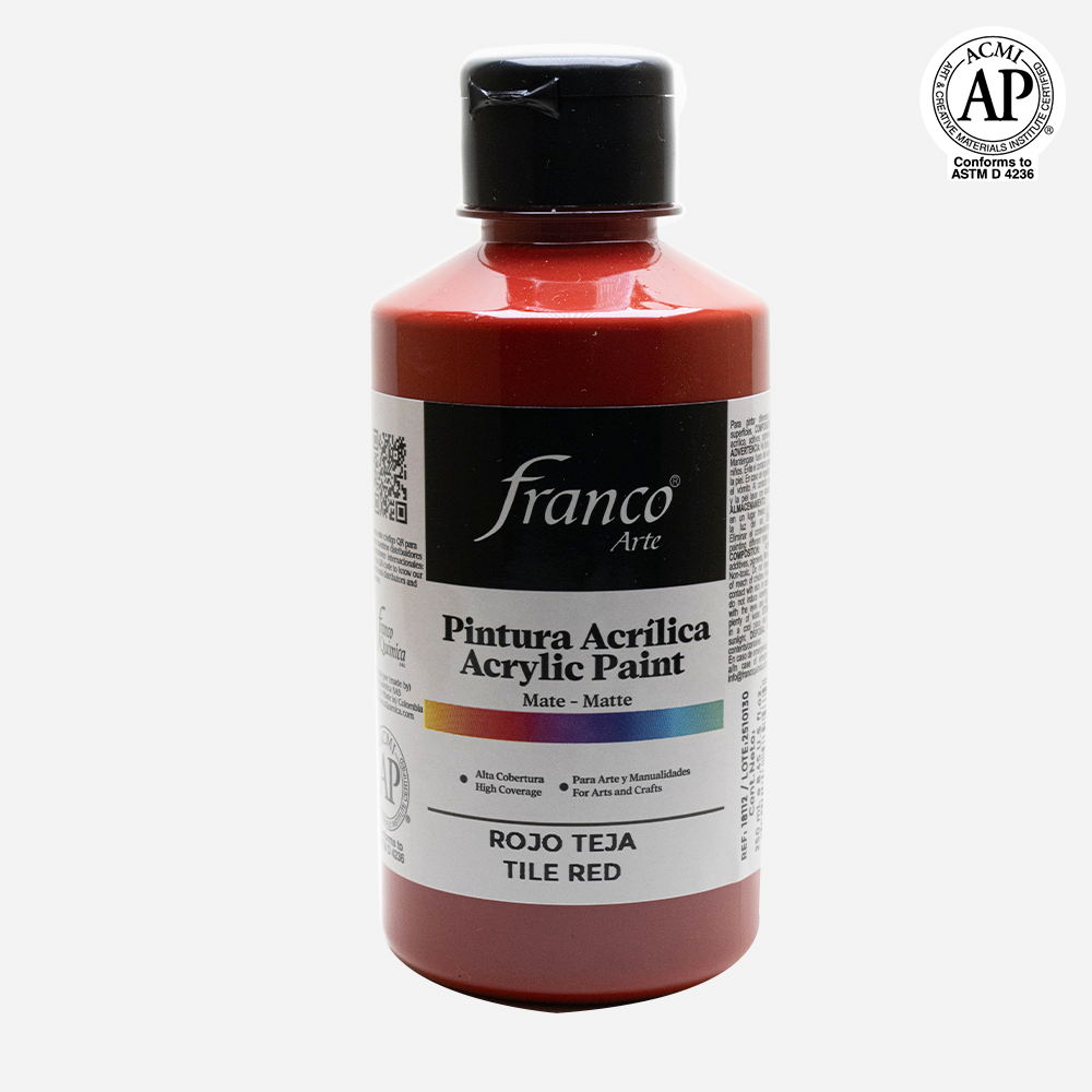 Pintura Acrílica Rojo Teja