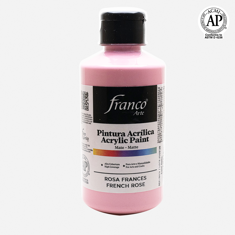 Pintura Acrilica Rosa Francés
