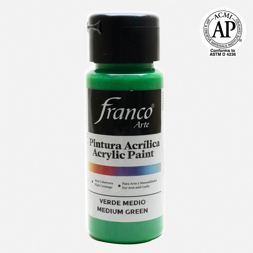 Pintura Acrilica Verde Medio