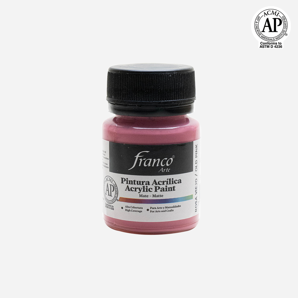 Pintura Acrílica Rosa Viejo