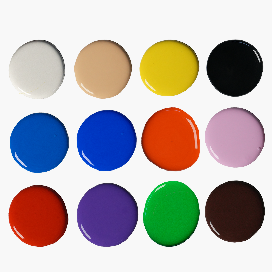 Set Vinilo Escolar X 12 Colores